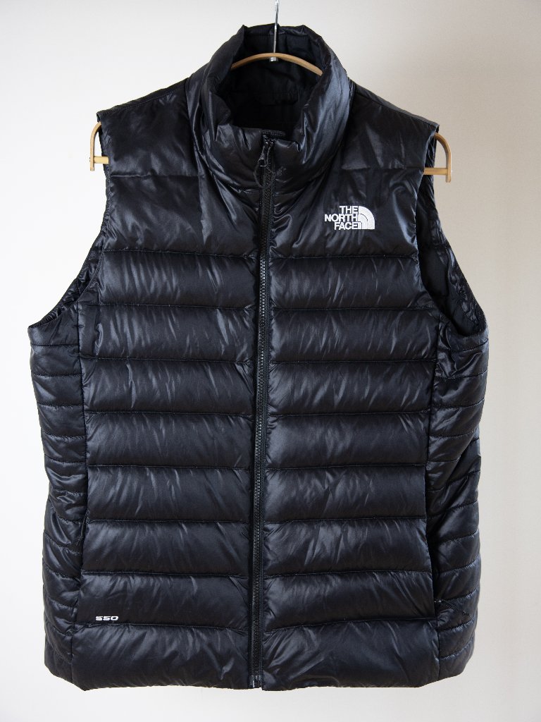 Northface 550 Down Puffer Vest Womens Large In Black